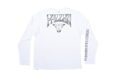 PSYCH L/S TEE-WHITE